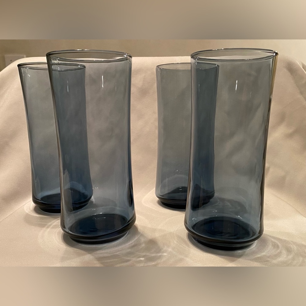 Bolero Blue by LIBBEY Glass Company Cooler Set of 4 - Picture 4 of 7